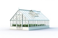 Greenhouse architecture outdoors garden. 