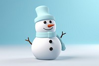 Snow snowman winter white. AI generated Image by rawpixel.
