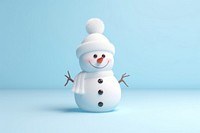 Snow snowman winter white. AI generated Image by rawpixel.