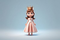 Crown doll toy representation. AI generated Image by rawpixel.