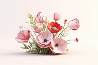 Flower plant petal rose. AI generated Image by rawpixel.