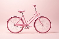 Bicycle vehicle wheel pink. 