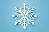 Snowflake white celebration decoration. AI generated Image by rawpixel.