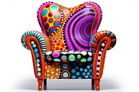 Chair furniture armchair pattern. AI generated Image by rawpixel.