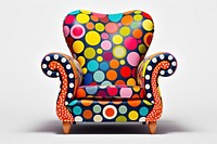 Chair furniture armchair pattern. AI generated Image by rawpixel.