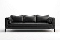 Furniture black sofa comfortable. AI generated Image by rawpixel.