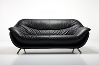 Furniture armchair black sofa. AI generated Image by rawpixel.