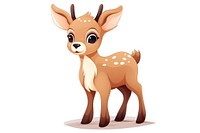 Animal mammal cute deer. 