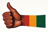 Hand finger patriotism gesturing. AI generated Image by rawpixel.