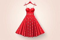 Pattern dress fashion gown.