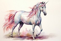 Stallion painting drawing animal. AI generated Image by rawpixel.