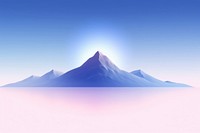 Landscape mountain nature outdoors. AI generated Image by rawpixel.