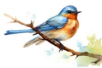 Bird animal kingfisher creativity. AI generated Image by rawpixel.