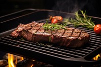 Cooking steak beef grilling. AI generated Image by rawpixel.