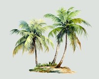 Tree outdoors coconut nature. AI generated Image by rawpixel.