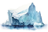Iceberg mountain outdoors glacier. AI generated Image by rawpixel.