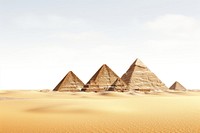 Architecture outdoors pyramid archaeology. AI generated Image by rawpixel.