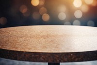 Table furniture defocused lighting. 