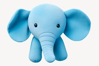 Elephant toy wildlife cartoon. 