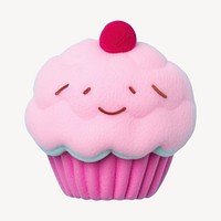 Cupcake toy dessert cartoon. 