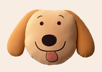 Toy cartoon plush dog. 