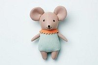 Toy cartoon plush mouse. AI generated Image by rawpixel.
