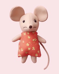 Toy cartoon mouse cute. 