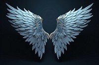 Angel wing bird archangel. 