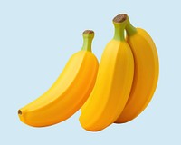 Banana produce fruit plant. AI generated Image by rawpixel.