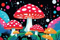 Mushroom fungus agaric plant. AI generated Image by rawpixel.