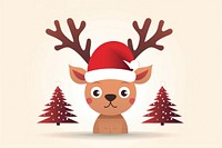 Christmas nature winter mammal. AI generated Image by rawpixel.