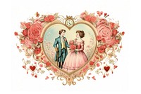 Wedding pattern drawing adult. 