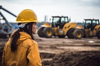 Helmet vehicle looking hardhat. 