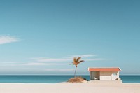 Beach architecture outdoors horizon. 