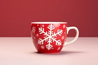 Cup snowflake drink mug. 