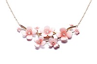 Necklace blossom jewelry pendant. 