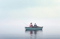 Fishing boat outdoors vehicle. 