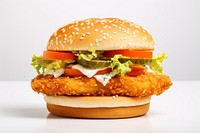 Burger food fish hamburger. AI generated Image by rawpixel.