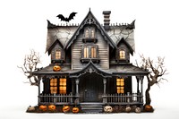 House architecture decoration halloween. 