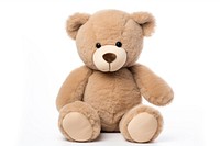 Plush bear toy white background. AI generated Image by rawpixel.