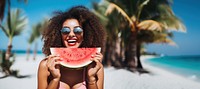 Sunglasses watermelon beach women. 