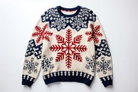 Sweater sweatshirt snowflake white. 