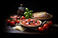 Food vegetable tomato bread. 