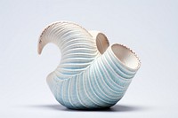 Porcelain seashell pottery art. 