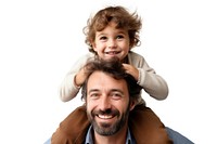 Laughing portrait sitting father. AI generated Image by rawpixel.