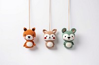 Toy hanging animal plush. 