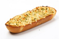 Bread food white background vegetable. 