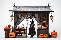 Halloween jack-o'-lantern pumpkin horror. AI generated Image by rawpixel.
