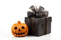 Halloween gift white background jack-o'-lantern. 