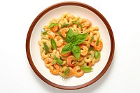 Shrimp pasta plate seafood. AI generated Image by rawpixel.
